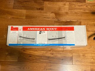 Vintage Sterling Models American Scout C - 2 Wooden Cargo Ship Model Open Box