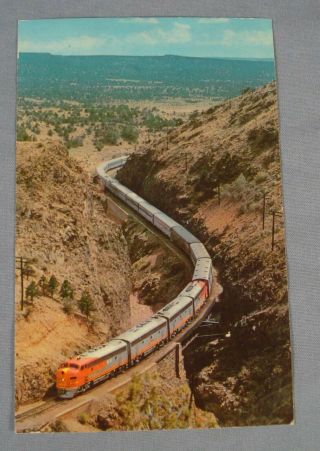 Vtg Pc Santa Fe Railway,  Lamy,  Nm By Fred Harvey Restaurants.