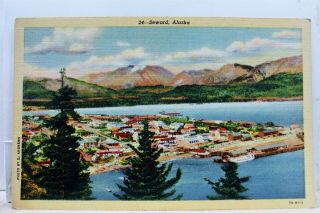 Alaska Ak Seward Postcard Old Vintage Card View Standard Souvenir Postal Post Pc