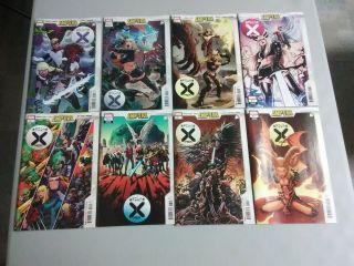 Empyre X - Men 1 2 3 4 Set,  Variants (includes X - Men 10 11/1st Explodey Boy)