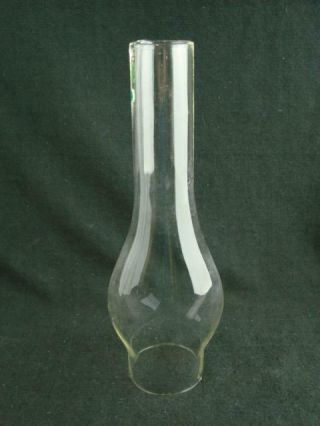 Heavy Pyrex Glass Oval Bulge Oil Lamp Chimney 25.  8cm High,  6.  3cm Fitter Codeg112