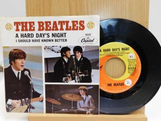 The Beatles 45 A Hard Days Night Bw I Should Have Known Better On Capitol
