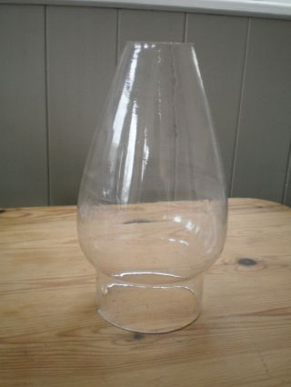 Vintage Oil Lamp Glass Chimney Shade Spare For Oil Lamp 2 7/8in X 7in