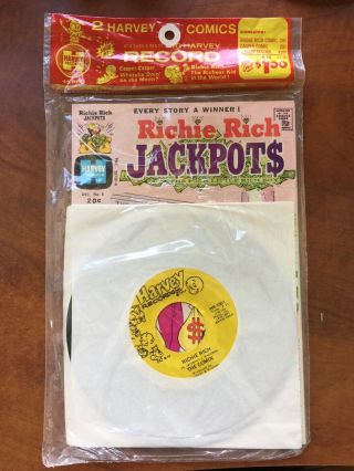 Harvey Comics 2 - Pack And Record (casper & Richie Rich) 1973 Pack Vf/nm