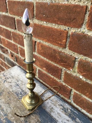 Old Vintage French Brass Table Lamp