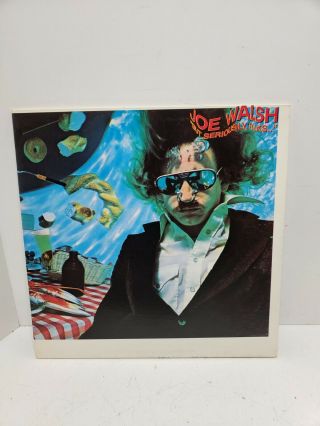 1978 Joe Walsh " But Seriously Folks " Lp - White Label Promo - 6e141 - Great Cond