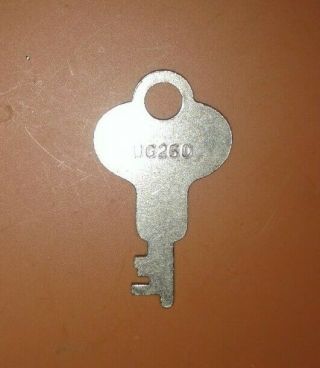 Antique Steamer Trunk Key Ug260 Chest Lock - Ug260