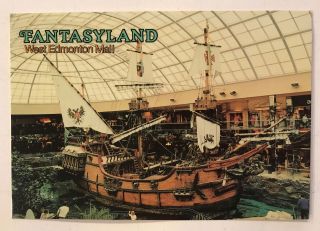 Set of 3 West Edmonton Mall Alberta Canada Vintage Postcards Fantasyland Water 2