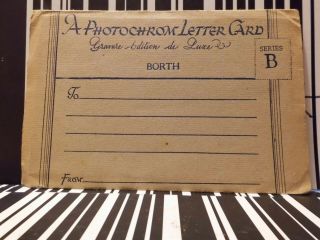 Vintage Letter Card - Borth - Selection Of Photos