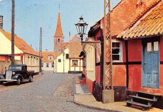 Denmark Bornholm From Ronne Vintage Car Auto