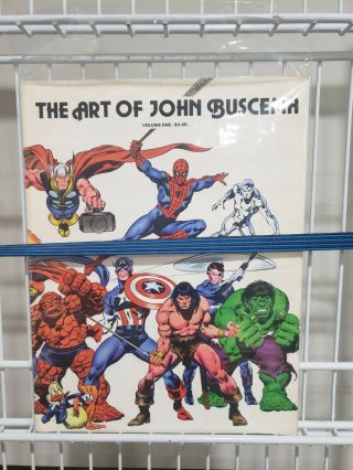 The Art Of John Buscema Vol One Marvel Comic Book 1978