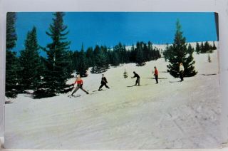 Mexico Nm Santa Fe Ski Area Skiing Postcard Old Vintage Card View Standard