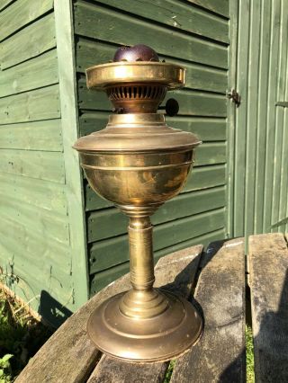 Vintage Brass Duplex Burner Oil Lamp Order Lovely
