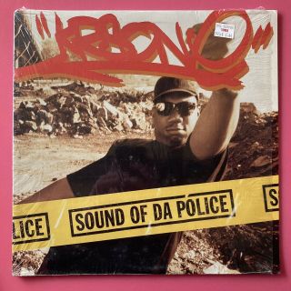 Krs - One ‎– Sound Of Da Police 12 " Vinyl Rap Conscious Hip Hop 1993 Jive Us Vg,