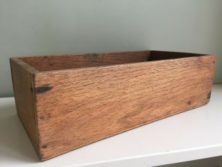 Vintage Wooden Crate Open Box 1940s Storage Prop 36x18cm
