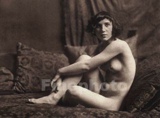 1925 Vintage Female Nude Woman Modernist Photo Art Deco Germany By Heinrich Maas