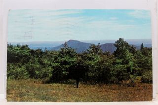 Virginia Va Shenandoah National Park Skyline Drive Rag Mountain Postcard Old Pc
