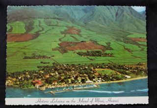 Vintage Hawaii Photo Post Card Lahaina Maui