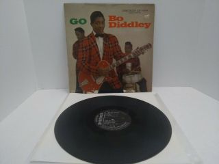 Bo Diddley Go Checker 1436 Mono Black Label Deep Groove Lp Rock R&b Lp