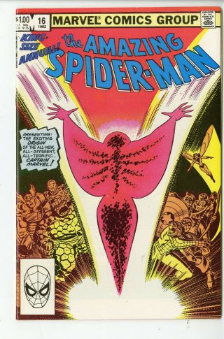The Spider - Man 16 1982 King Size Annual Marvel