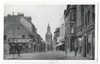 Scotland Dunfermline High Street Vintage Postcard 9.  11