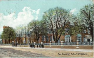 Bedford The Girls High School 1906 Vintage Postcard 26.  10