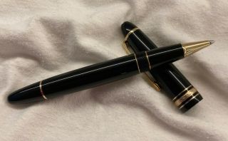 Montblanc Meisterstuck 162 Legrand Black Gold Rollerball Pen Vintage 1995