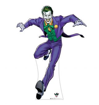 The Joker Batman Villain Lifesize Cardboard Standup Standee Cutout Poster Prop