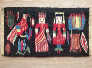 OLD SWEDISH FLAMSK TAPESTRY - The Courtship - FLEMISH WEAVING 3