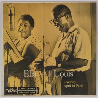 Ella Fitzgerald & Louis Armstrong: Tenderly In Paris Us Verve 7” Ep 45