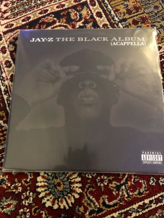 Rare Jay - Z The Black Album Acappella Vinyl 2 Lps Set Edited Promo Only Record