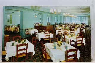 Kentucky Ky Berea Boone Tavern Hotel Main Dining Room Postcard Old Vintage Card