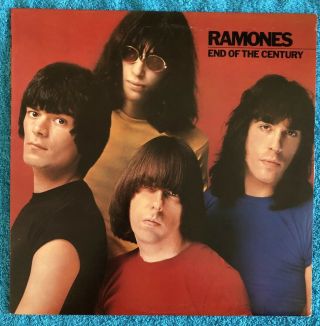 436 Ramones - End Of The Century 1980 Vinyl Lp Album.  Vintage