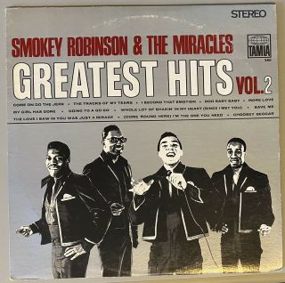 Smokey Robinson And The Miracles Greatest Hits Vol.  2 1967 Lp (ex) S280