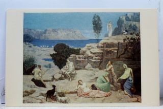 Art Pierre Cecile Puvis De Chavannes A Vision Antiquity Postcard Old Vintage Pc