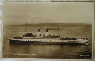 Estate - Vintage Real Photo Postcard - T.  S.  King George V - Rppc