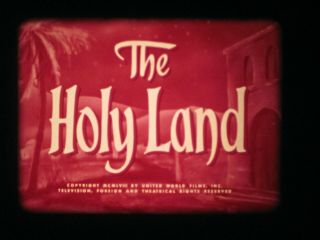16 Mm \ Sound Castle Films 9003c The Holy Land 1958