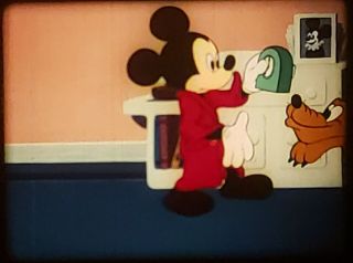16mm Ib Technicolor Disney Cartoon From 1947 With Pluto And Mickey