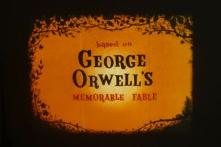 Animal Farm 16mm Animated 1954 George Orwell Odd Reel 2