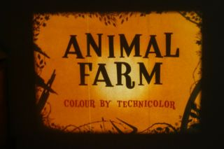 Animal Farm 16mm Animated 1954 George Orwell Odd Reel 3