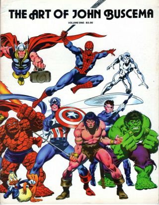 Art Of John Buscema V1 1978 Sal Q Killer Marvel,  Comic Art,  Interview Prozine