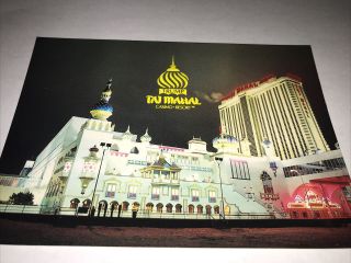 Trump Taj Mahal Casino Resort Atlantic City Vintage Postcard Panoramic View