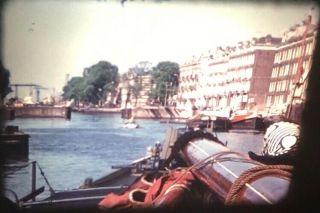 Vintage 16mm Home Movie Film Waterways Of Holland Sailing 400ft