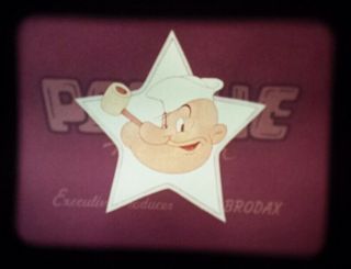Popeye " The Cure " (king Features 1961) 16mm Cartoon