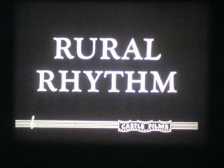 16 Mm Castle Films Rural Rhythm Western Music Album 1947 Singing / Dancing