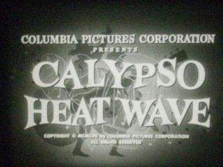 16mm Calypso Heat Wave 1957 Musical Reel 1 Johnny Desmond Songs Beatnik Rare Fun