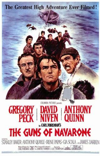 The Guns Of Navarone (1961) - 16mm Feature Film Gregory Peck,  Anthony Quinn