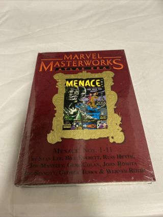 Marvel Masterworks Atlas Era Menace Vol 1 Stan Lee Simon Garth Zombie