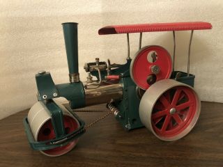 Vintage Wilesco Old Smokey Steam Roller German Toy Steam Engine