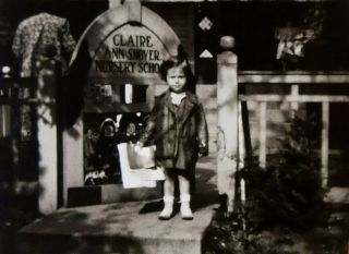 Old 16mm Home Movie 1933 Indianapolis,  In " Claire Ann Shover Nursery School "